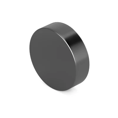 Black Nickel Plated Disc Magnets (Ni-Cu-Black Ni)