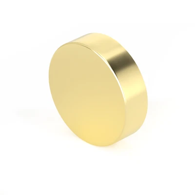 Gold Plated Disc Magnets (Au)