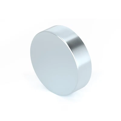 Zinc Plated Disc Magnets (Zn)