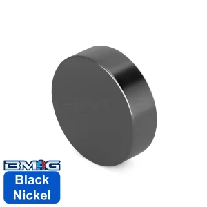 Black Nickel Plated Neodymium Disc Magnet