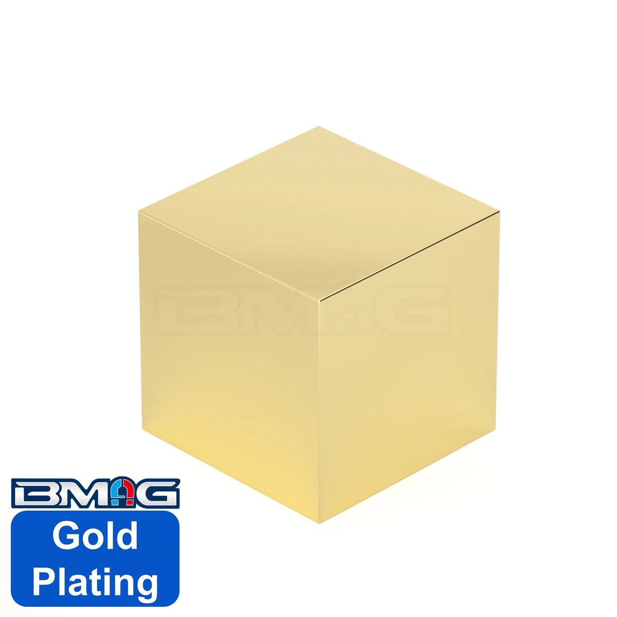 Gold Plated Neodymium Block Magnet