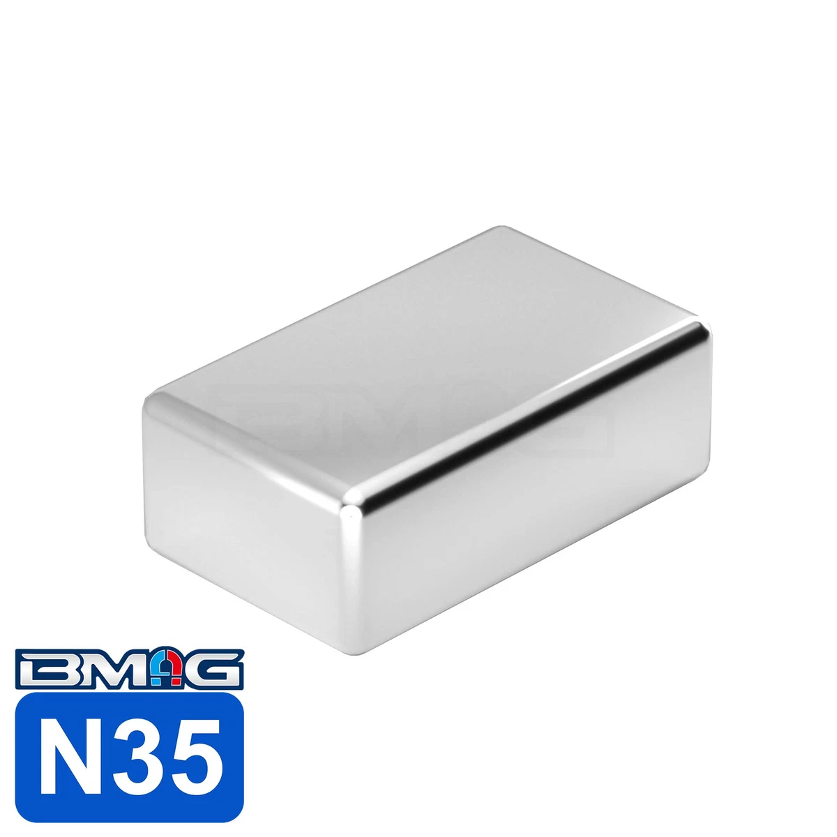 Imán rectangular NdFeB N35