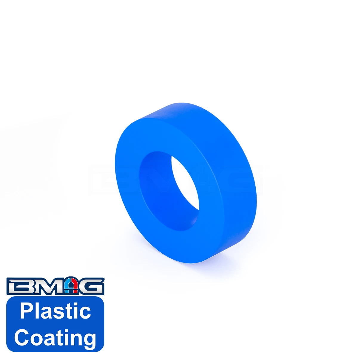 Neodymium Ring Magnet Plastic Coated