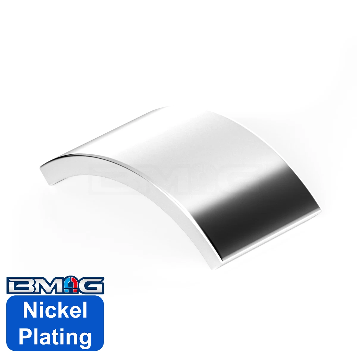 Vernickelter Bogenmagnet
