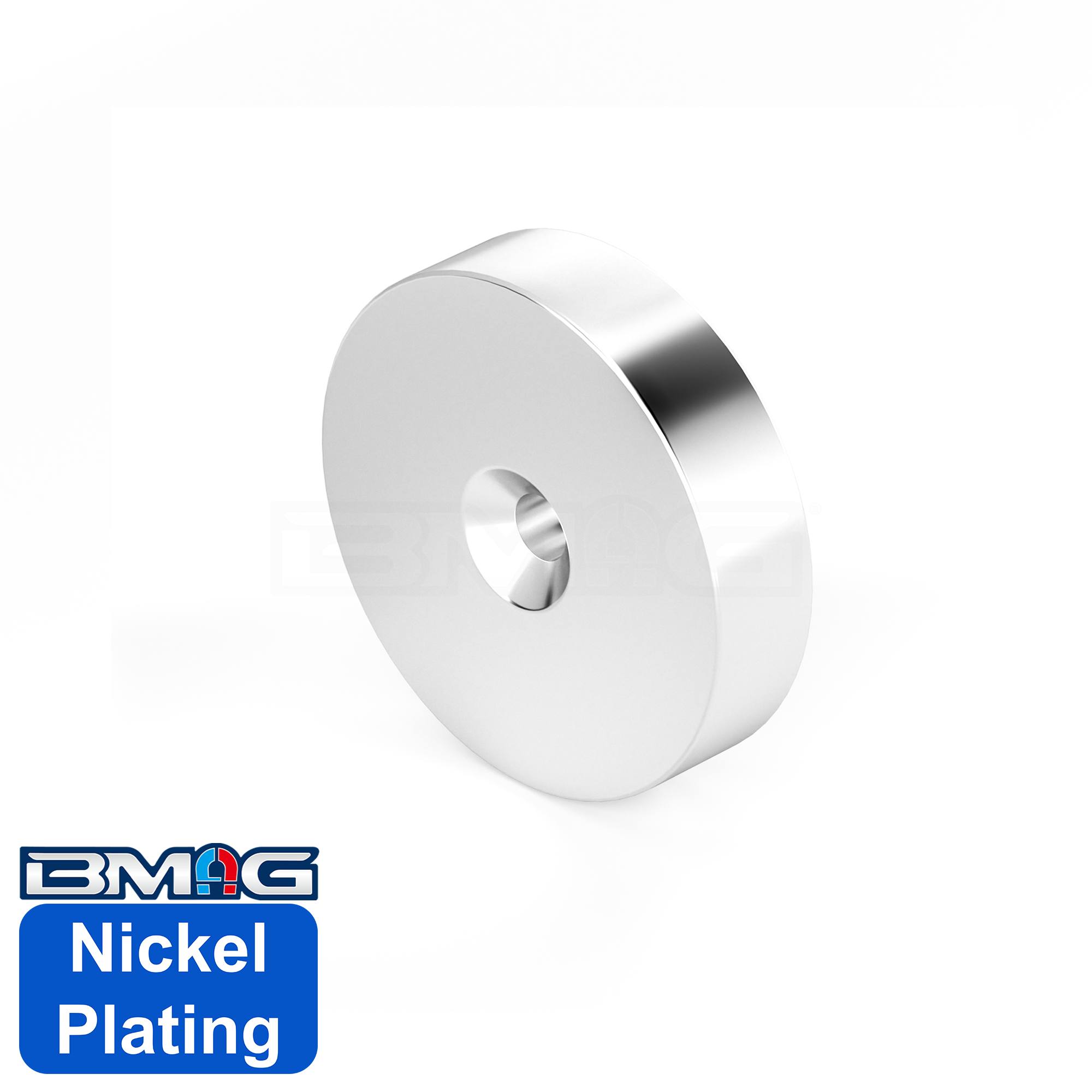 Nickel Plated Countersunk Magnet