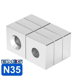Strong Magnet Block Countersunk N35