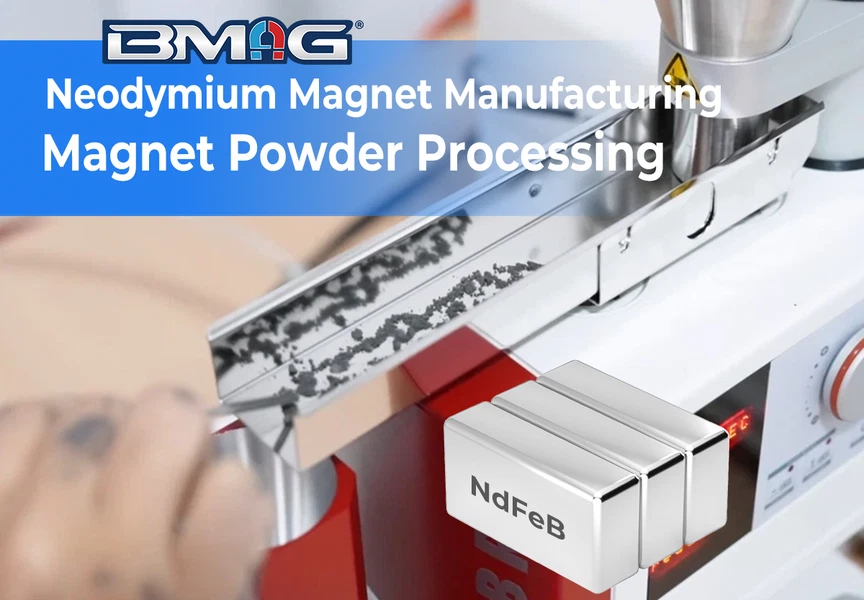 The Magnet Powder Processing and Particle Size Control in NdFeB Manufacturing