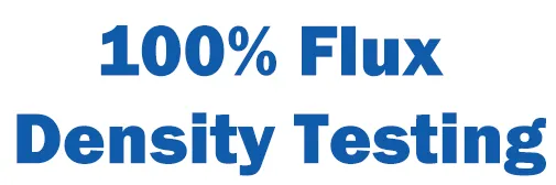 100% Flux Density Testing