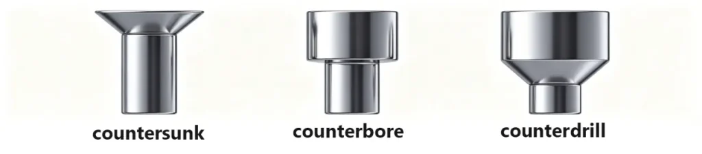 Countersunk vs. Counterbore